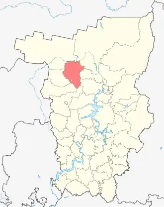 Косинский районКосинский муниципальный округ на карте