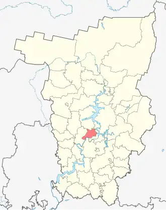 КраснокамскКраснокамский муниципальный округ на карте