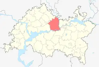 Мамадышский район на карте