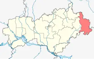 Мари-Турекский район на карте