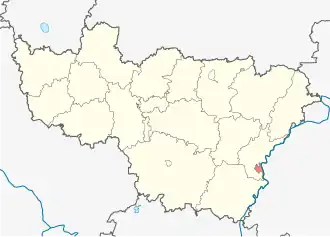 округ Муром на карте