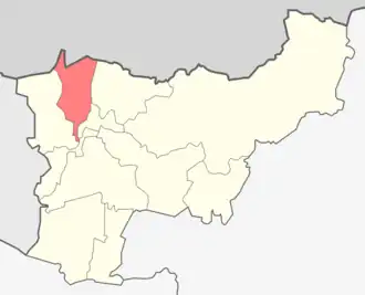 Октябрьский сельский округ на карте