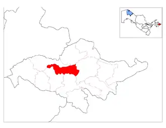 Алтынкульский район на карте