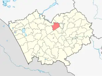 Павловский район на карте