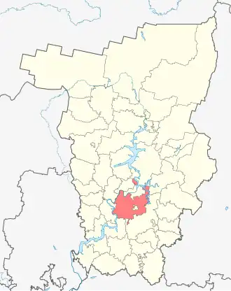 Гамовское сельское поселение на карте