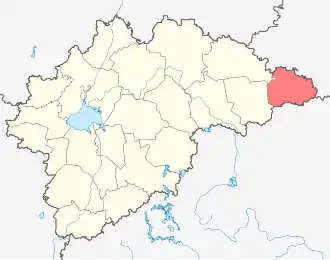 Пестовский район на карте