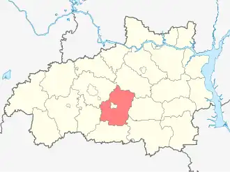 Шуйский район на карте
