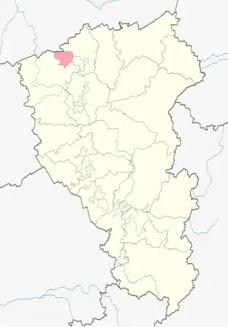 Тайгинский городской округ на карте