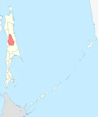 Тымовский район Тымовский городской округ на карте