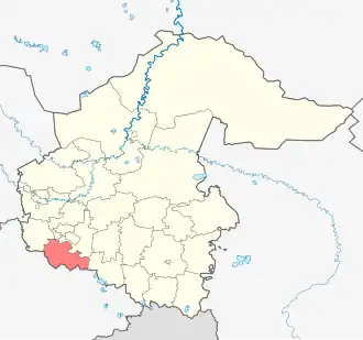 Упоровский район на карте