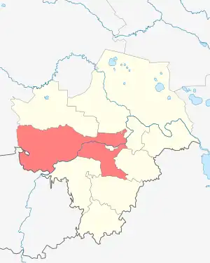 Муниципальное образование Устюженское на карте