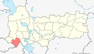 Устюженский районУстюженский муниципальный округ на карте