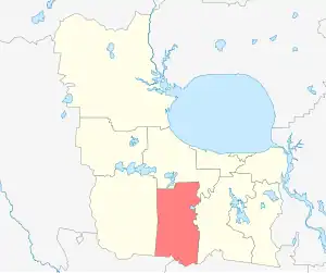 Енинское сельское поселение (упразднено) на карте