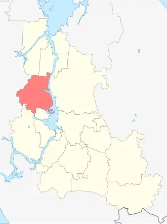 сельское поселение Ершовское на карте