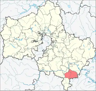 город Зарайскмуниципальный округ Зарайск на карте