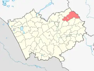 Заринский район на карте