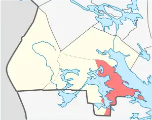 Городское поселение Зеленоборский на карте