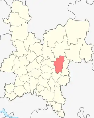 Зуевский район на карте