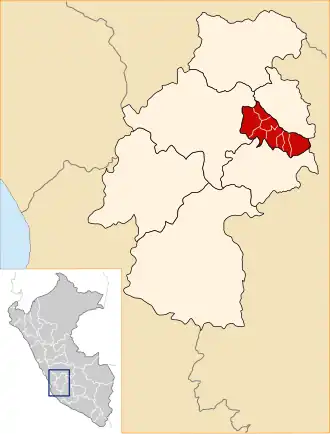 Акобамба на карте