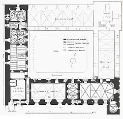 Поэтажный план 1702 года