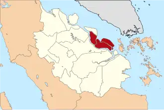 Острова Меранти на карте