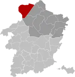 Расположение муниципалитета на карте провинции