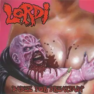 Обложка альбома Lordi «Babez For Breakfast» (2010)