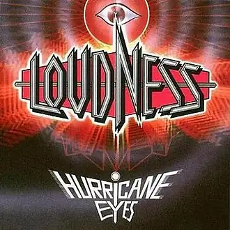 Обложка альбома Loudness «Hurricane Eyes» (1987)