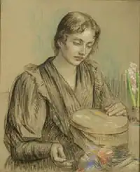 Луиза Бреслау Портрет Мадлен Циллхардт, ок. 1895