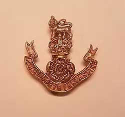 Кокарда Северо-Ланкаширского верного полка