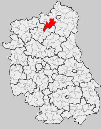 Дрелюв на карте