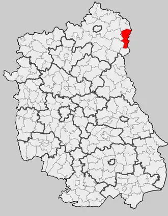 Кодень на карте