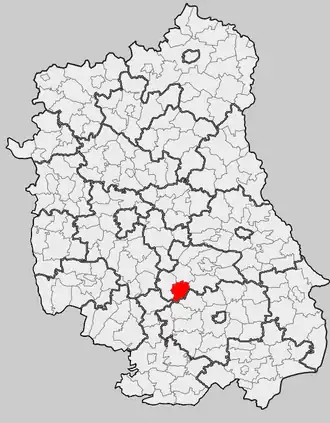 Рудник на карте