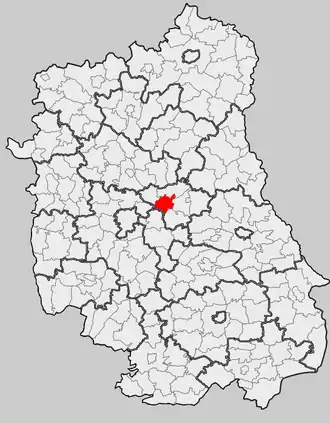 Ленчна на карте