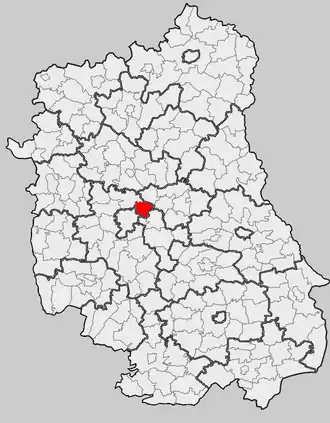 Вулька на карте