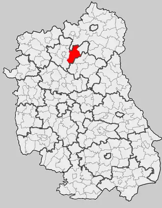 Вохынь на карте