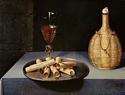 Натюрморт с вафлями, Лувр