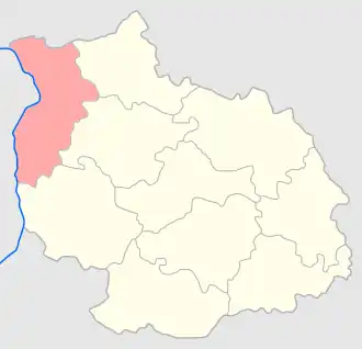 Ново-Александрийский уезд на карте