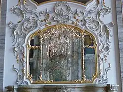 Зеркало в замке Людвигсбурга, Баден-Вюртемберг. 1704—1733