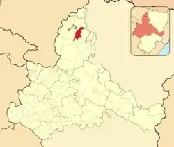 Расположение муниципалитета на карте провинции