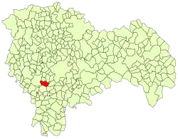 Расположение муниципалитета на карте провинции