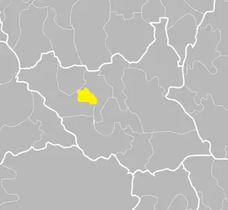 Карта современного распространения языка луво на территории Южного Судана