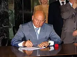 Юрий Лужков, действующий мэр