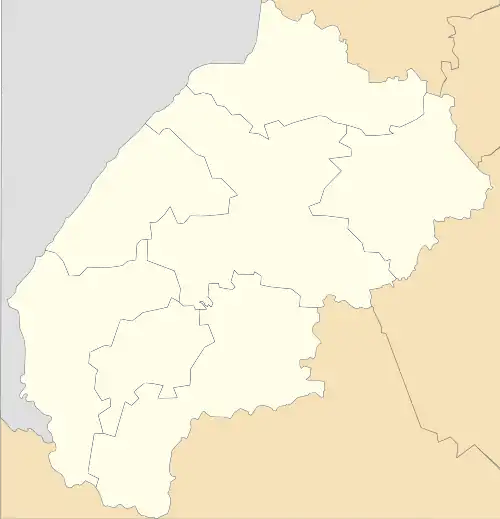 Львовская область на карте