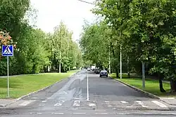 Улица Ляпунова (вид от улицы Вавилова в сторону Ленинского проспекта)