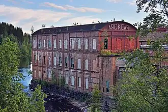 Корпус Ляскельского завода в 2019 году