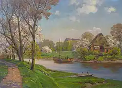 Frühling an der Lühe im Alten Land (1904)