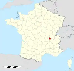 Лионская метрополияили Большой Лион на карте