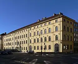 Здание Баварского государственного суда на Людвигштрассе. Мюнхен. 1830