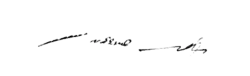 Изображение автографа